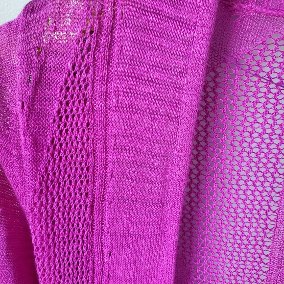 Alfani Purple Open Front Cardigan XS - Picture 2 of 4